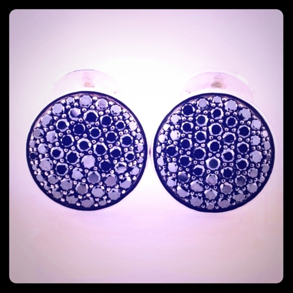 David Yurman Other - David Yurman Pave Black Diamond Cufflinks 2.87 CT